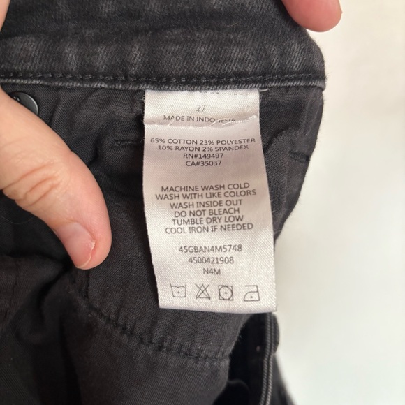 Skinny Faded Black Joe’s Jeans size 27 - Picture 7 of 7